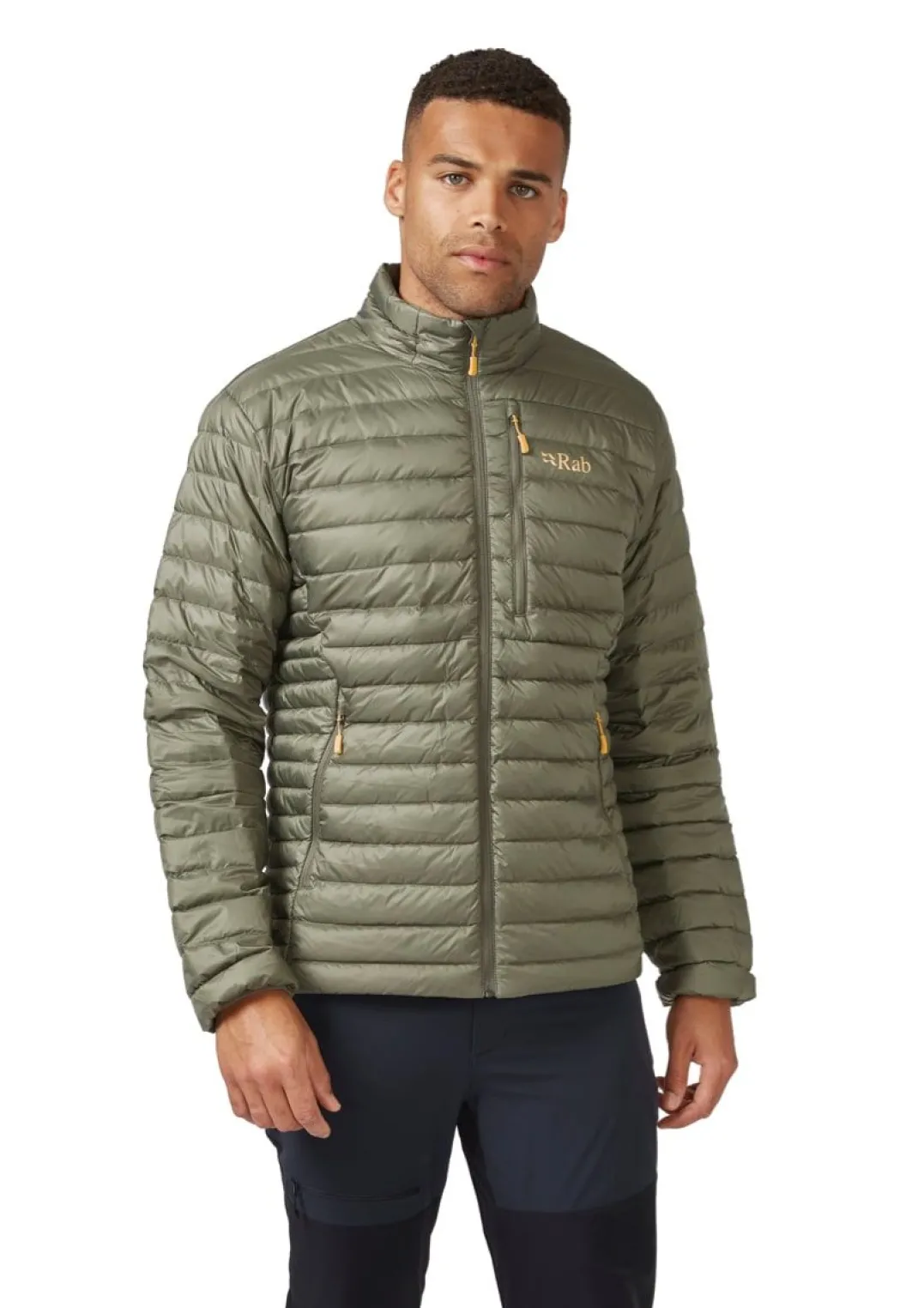 Rab Men's Microlight Down Jacket Light Khaki
