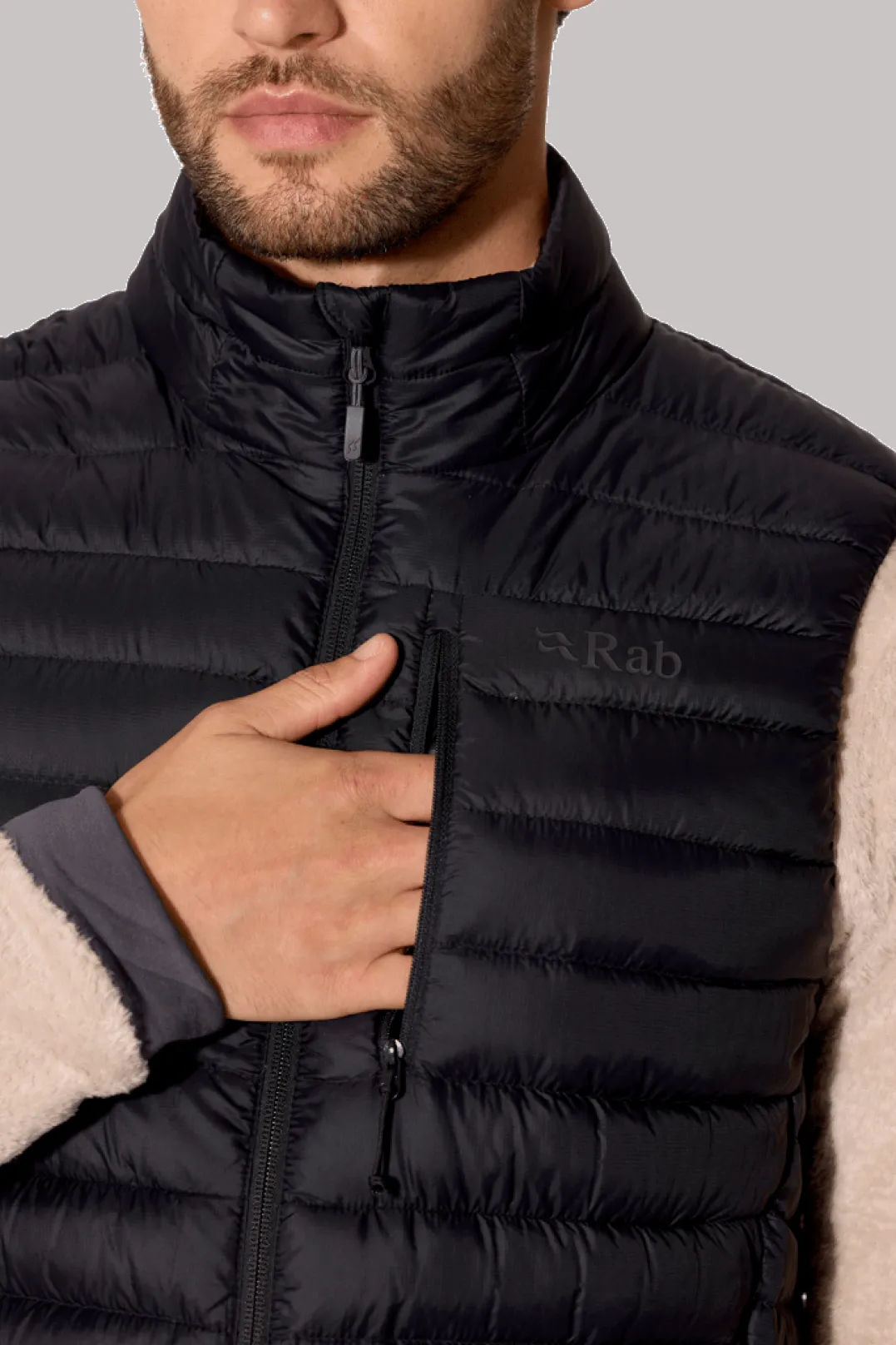 Rab Men's Microlight Down Vest Black