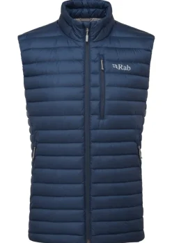 Rab Men's Microlight Down Vest Tempest Blue