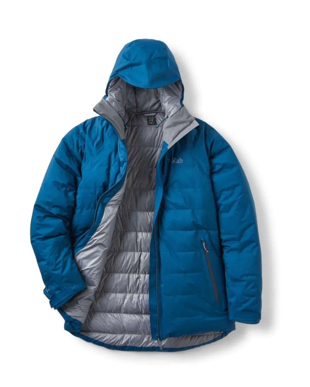 Rab Men's Valiance Waterproof Down Jacket Tempest Blue