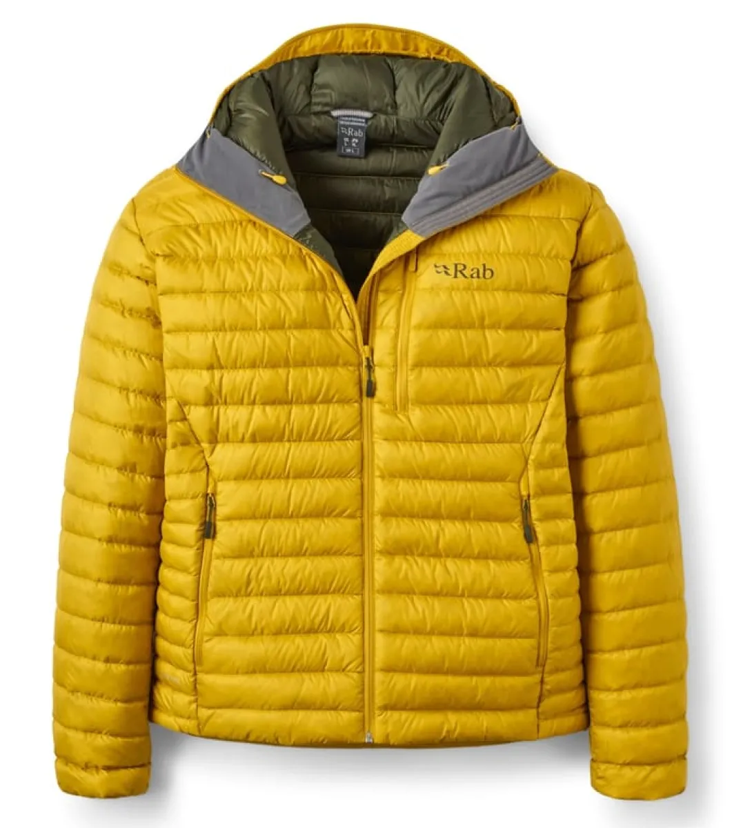 Rab Microlight Alpine Jacket Dark Pollen