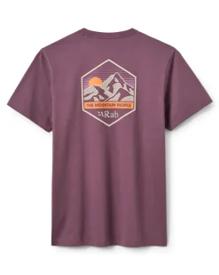 Rab Stance Mountain Peak Tee Dark Iris