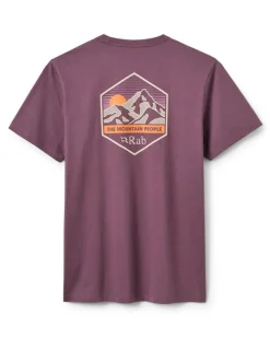 Rab Stance Mountain Peak Tee Dark Iris