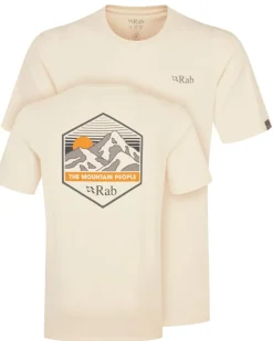 Rab Stance Mountain Peak Tee Ecru