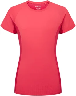 Rab Trail Tee Wmns Hibiscus/Watermelon