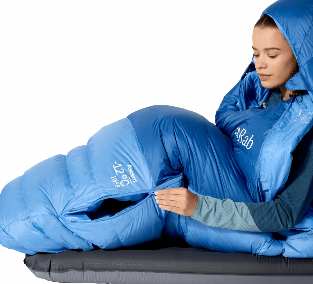 Rab Women's Ascent -12c Dark Bluebird/bluebird