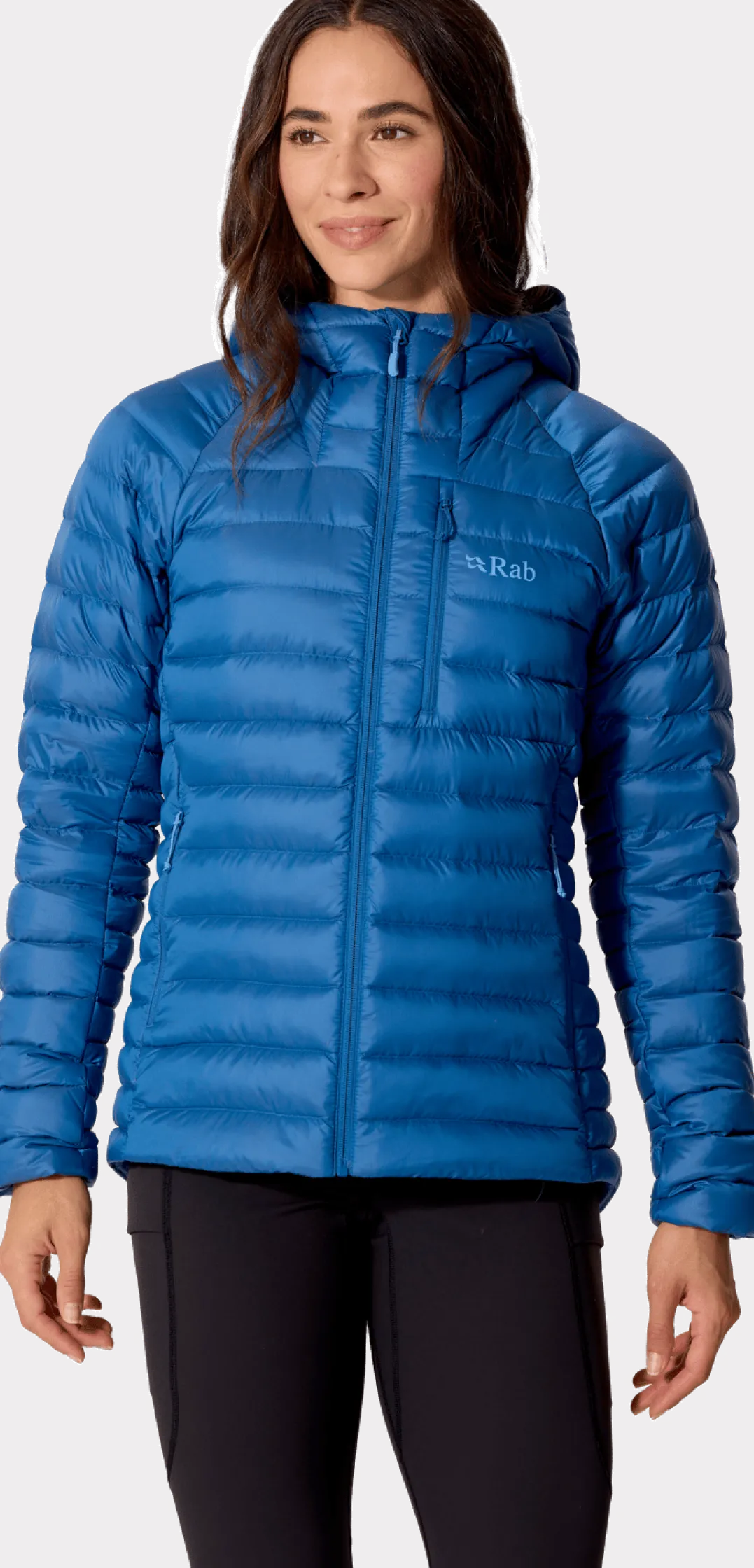 Rab Women's Microlight Alpine Down Jacket Dark Bluebird