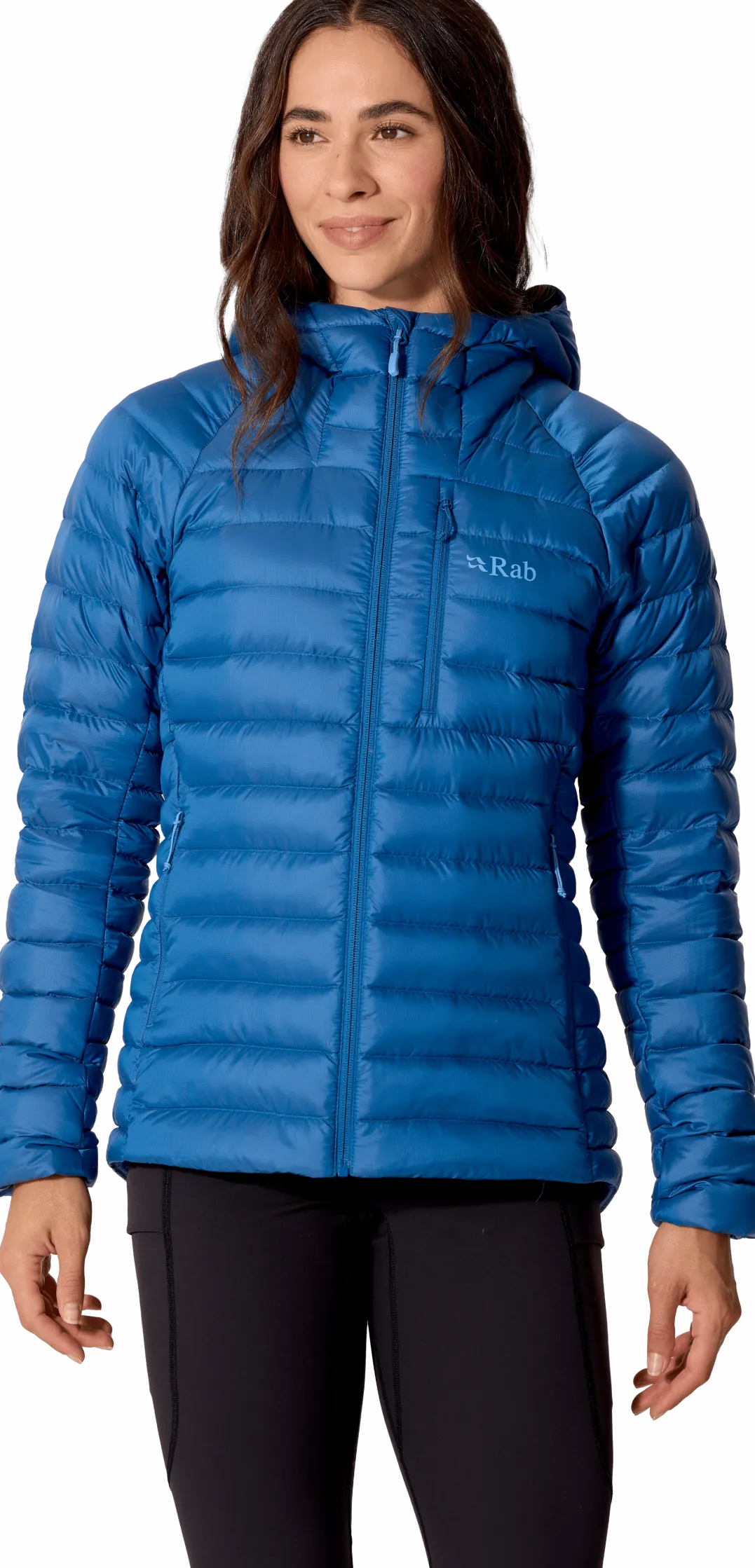 Rab Women's Microlight Alpine Down Jacket Dark Bluebird