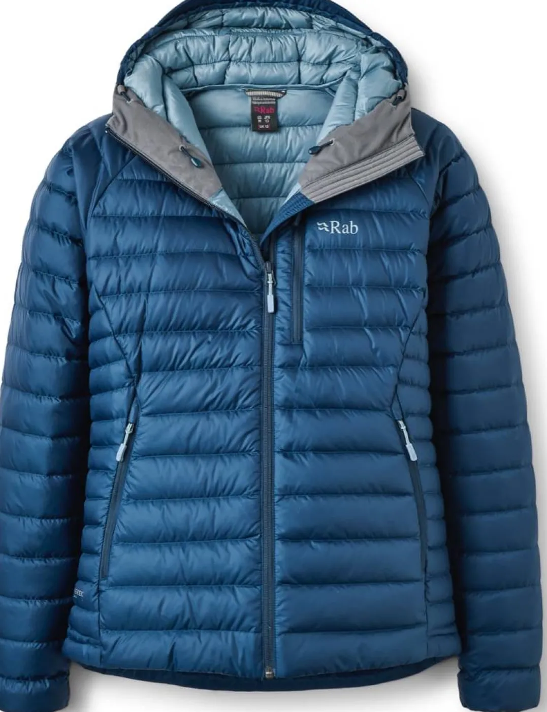 Rab Women's Microlight Alpine Down Jacket Tempest Blue