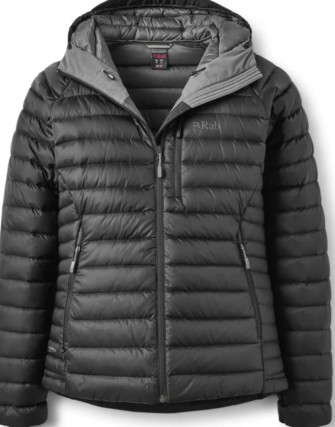 Rab Women's Microlight Alpine Down Jacket Black (graphene)