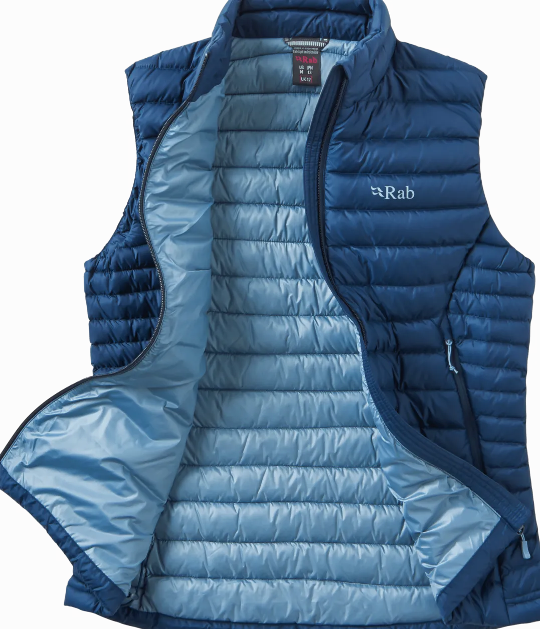 Rab Women's Microlight Down Vest Tempest Blue