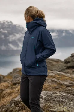 Rab Yangra GTX Jacket Wmns Deep Ink/ultramarine