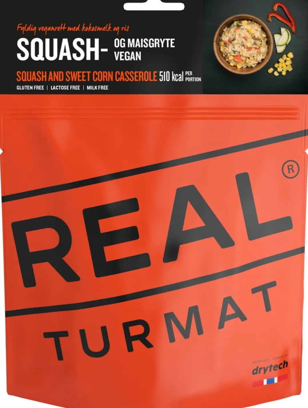 Real Turmat Squash Og Maisgryte