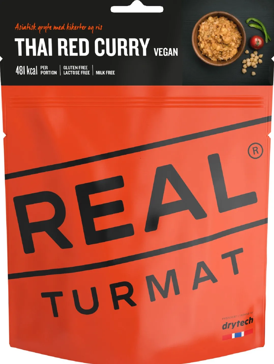 Real Turmat Thai Red Curry (Vegan) 500g