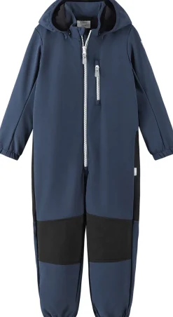 Reima Kids' Softshell Overall Nurmes Navy
