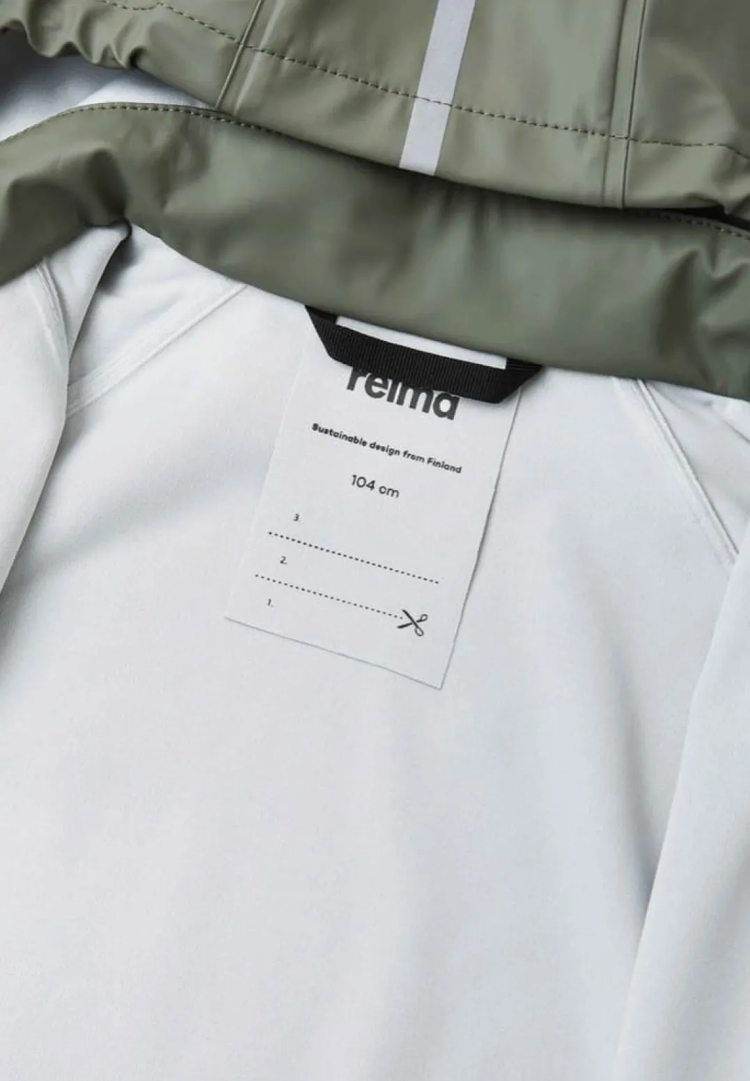 Reima Raincoat, Lampi Greyish Green 8920