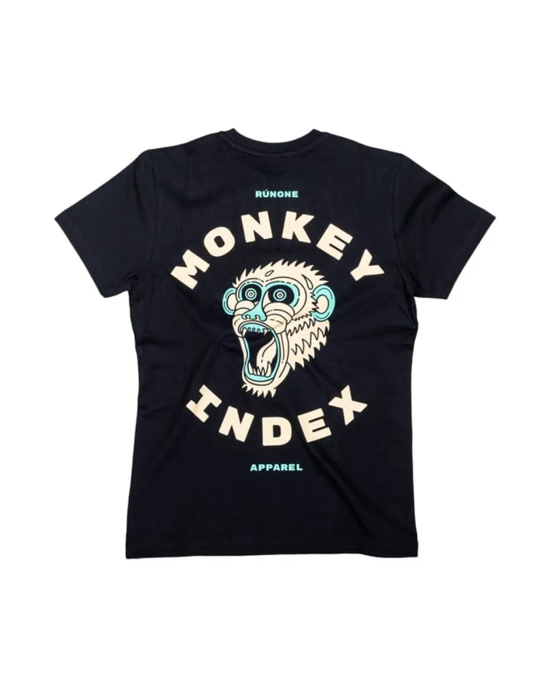 Rúngne Monkey Index Tee Regular Fit Black