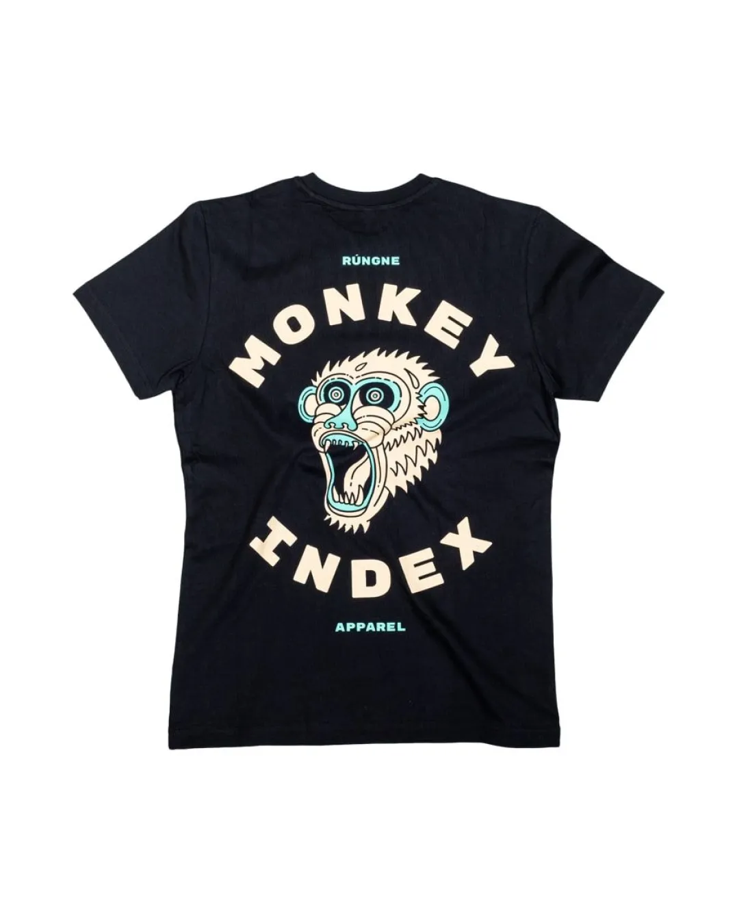 Rúngne Monkey Index Tee Regular Fit Black