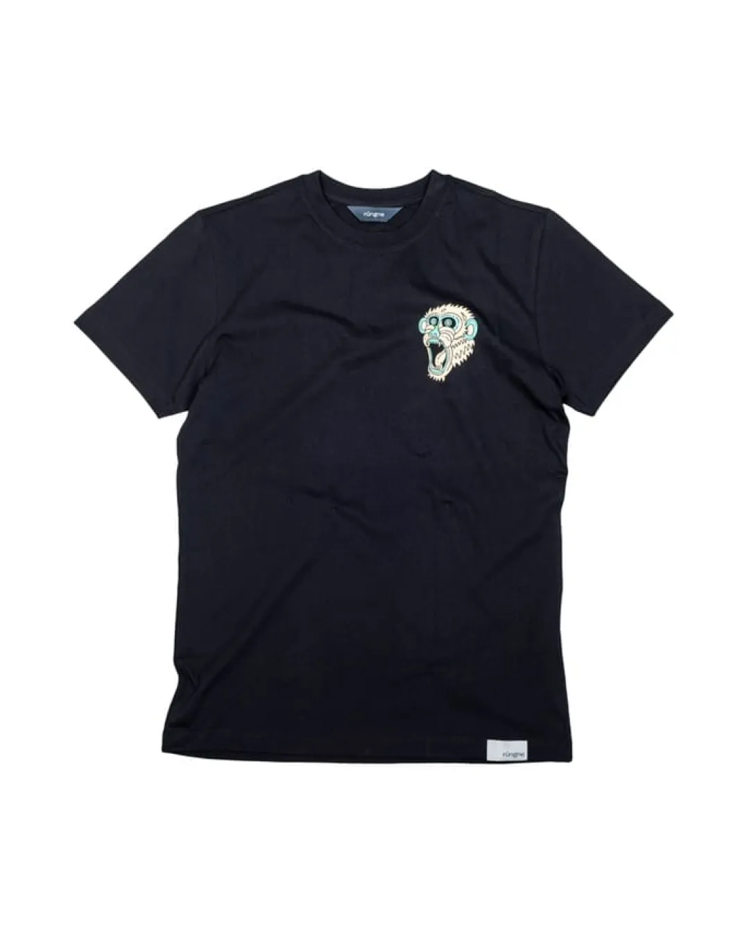 Rúngne Monkey Index Tee Regular Fit Black