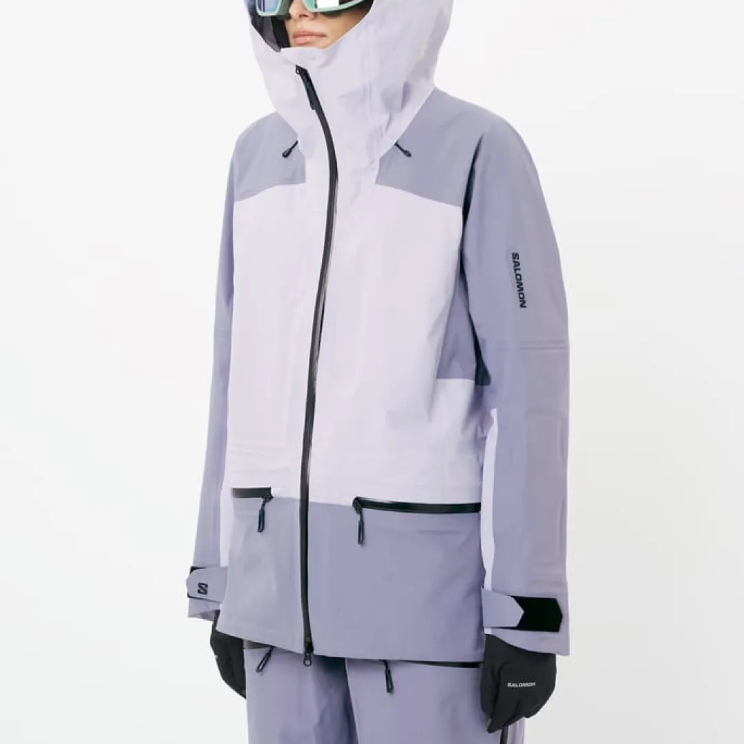Salomon Absolute 3l Jkt W Cosmic Sky/Blue Granite
