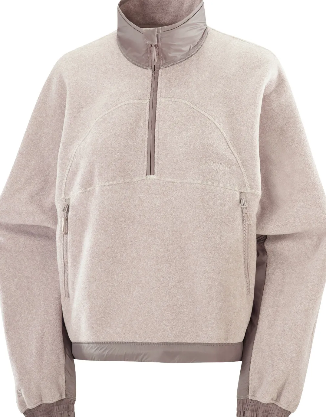 Salomon Chroma Fleece Crop W Etherea / Iron