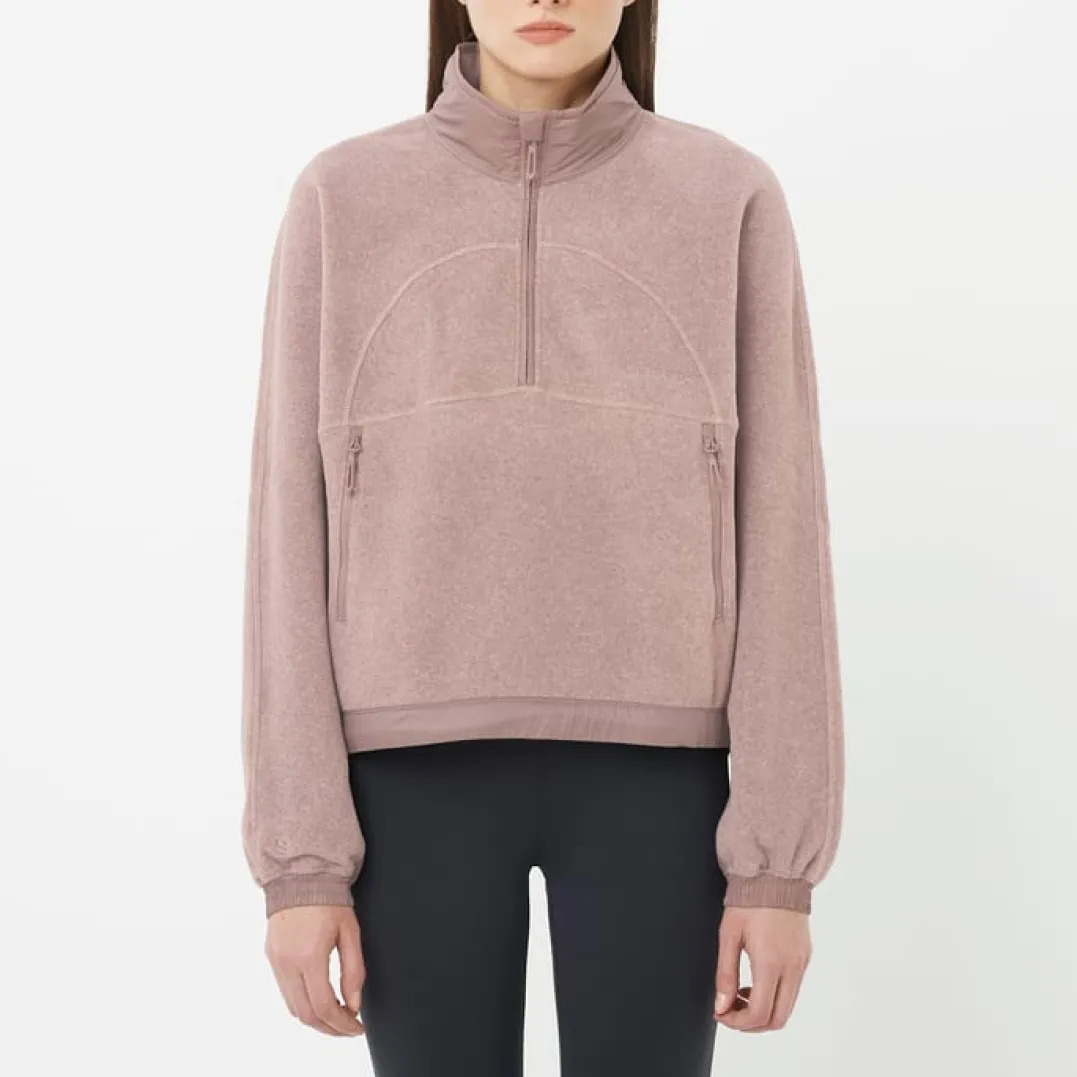 Salomon Chroma Fleece Crop W Etherea / Iron