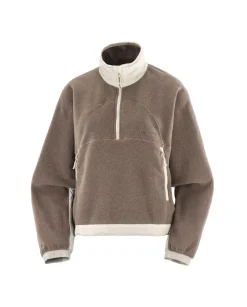 Salomon Chroma Fleece Crop W Iron/silver Cloud/