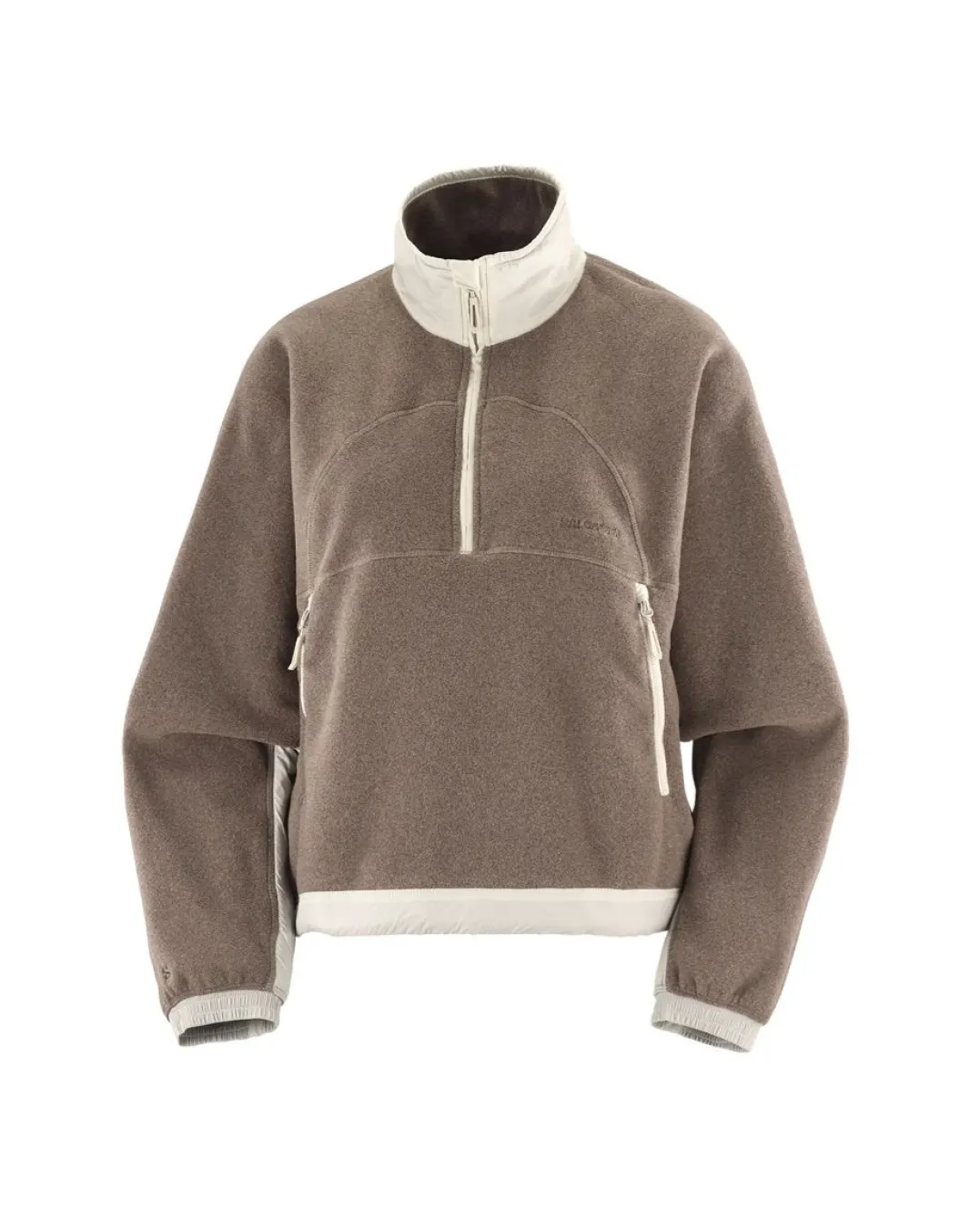 Salomon Chroma Fleece Crop W Iron/silver Cloud/