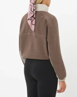 Salomon Chroma Fleece Crop W Iron/silver Cloud/