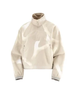 Salomon Chroma Fleece Crop W Silver Cloud/