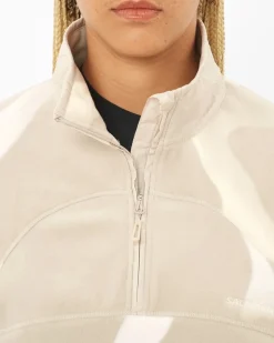 Salomon Chroma Fleece Crop W Silver Cloud/