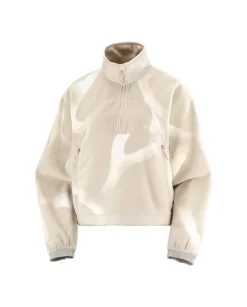 Salomon Chroma Fleece Crop W Silver Cloud/