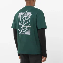 Salomon Freestyle Short Sleeve Tee Green Gables