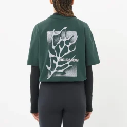 Salomon Freestyle Short Sleeve Tee Green Gables