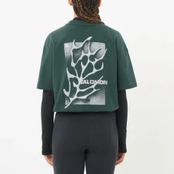 Salomon Freestyle Short Sleeve Tee Green Gables