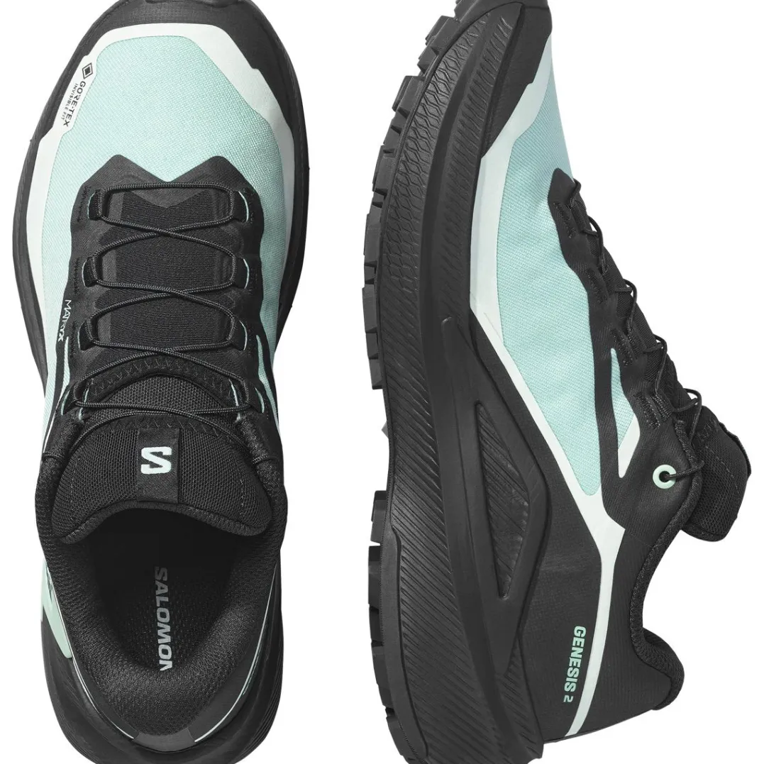 Salomon Genesis 2 Gtx W Lichen / Black / Clearly Aqua