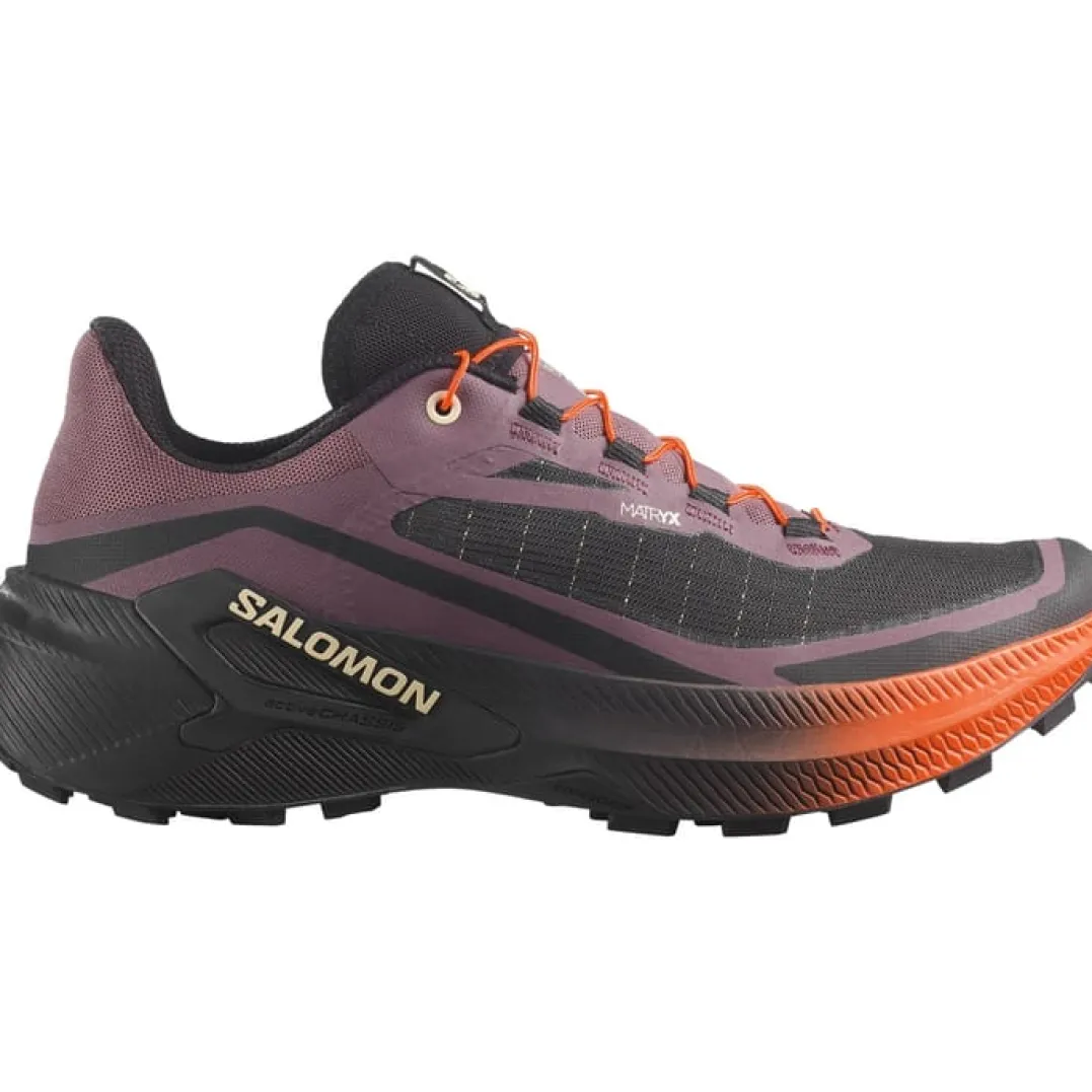 Salomon Genesis 2 W Huckleberry / Black / Red Orange