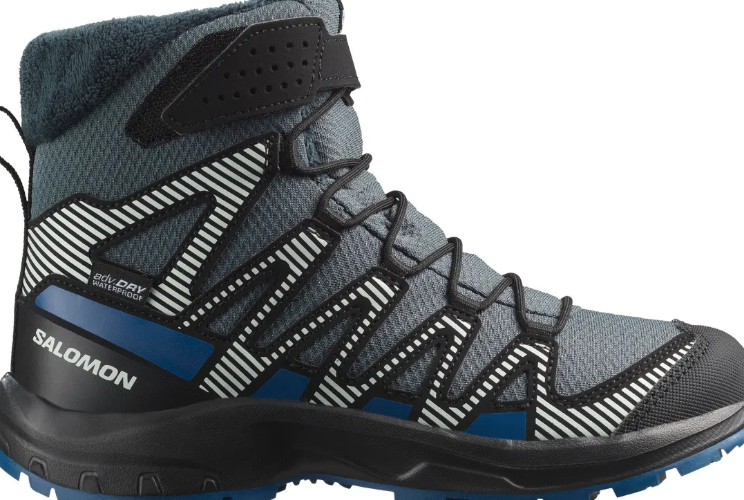 Salomon Junior Shoes XA Pro V8 Winter Cswp Turbulence/Black/Dark Blue
