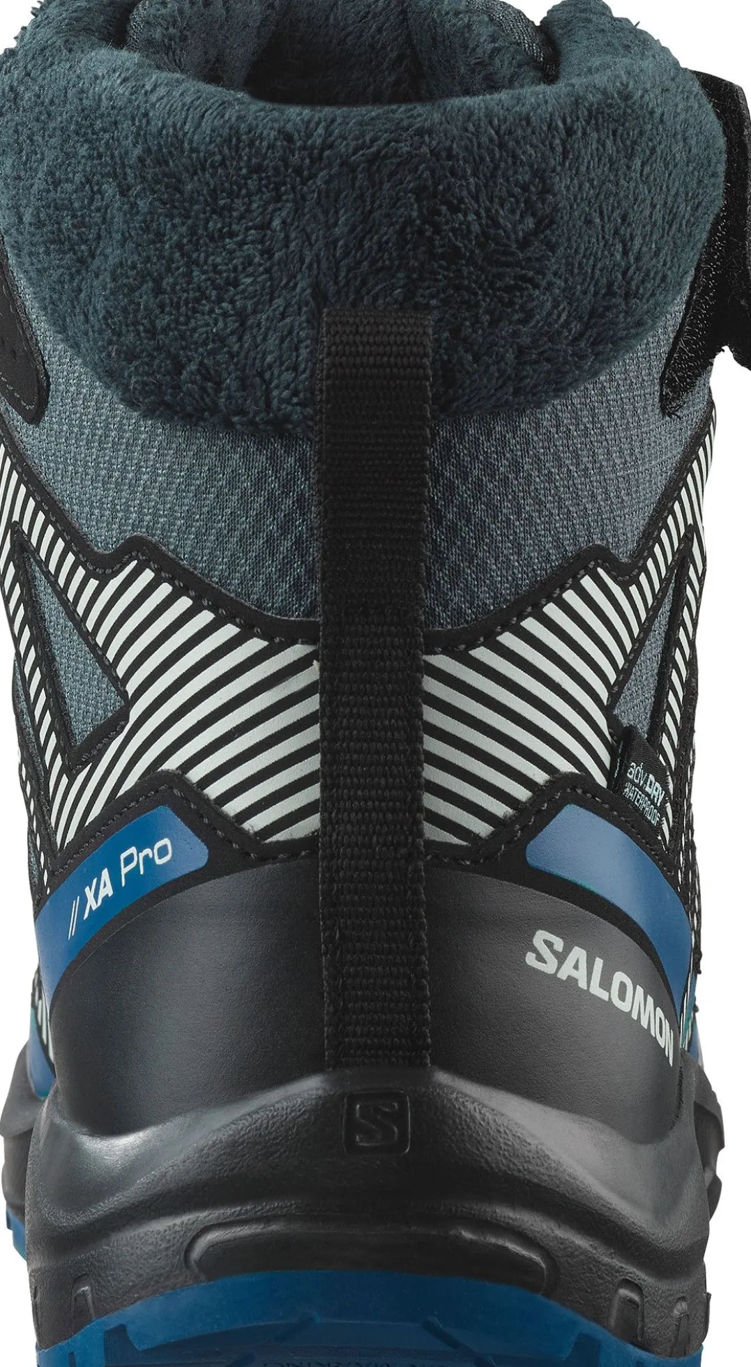 Salomon Junior Shoes XA Pro V8 Winter Cswp Turbulence/Black/Dark Blue