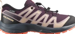 Salomon Kids' XA Pro V8 Waterproof Plum Kitten / Turbulence / Fusion Coral