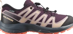 Salomon Kids' XA Pro V8 Waterproof Plum Kitten / Turbulence / Fusion Coral