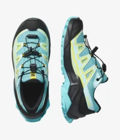 Salomon Kids' X Ultra GORE-TEX Blue Curacao/turbulence/yellow Iris