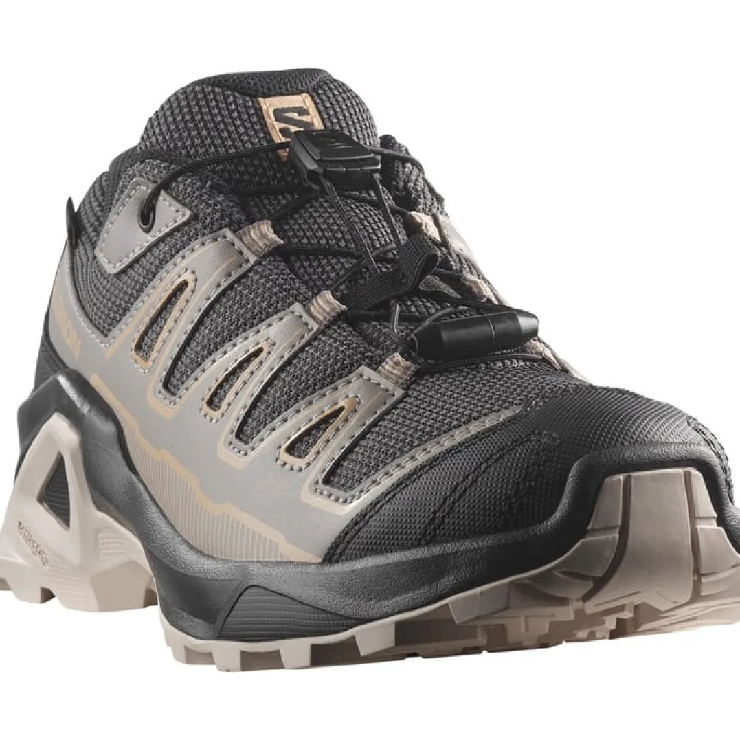 Salomon Kids' X Ultra GORE-TEX Black / Cloudburst / Silver Cloud
