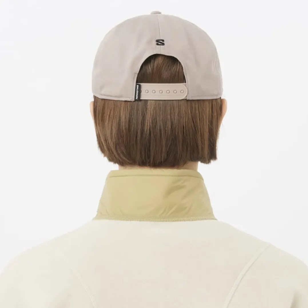 Salomon Logo Flat Cap Etherea