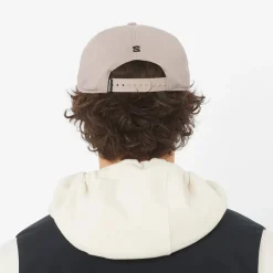 Salomon Logo Flat Cap Etherea