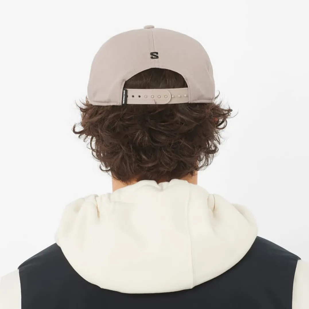 Salomon Logo Flat Cap Etherea