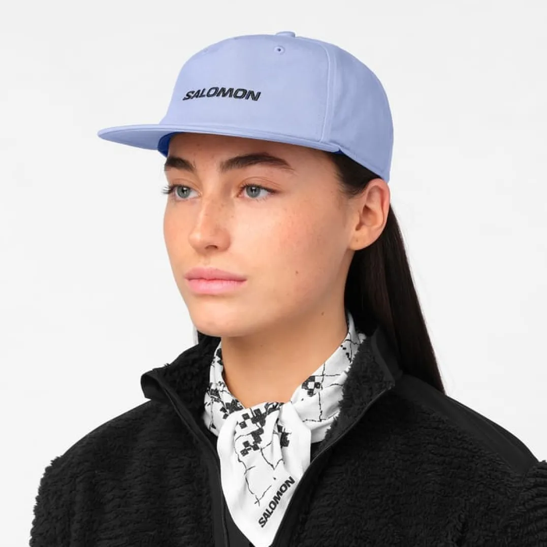 Salomon Logo Flat Cap Tempest/