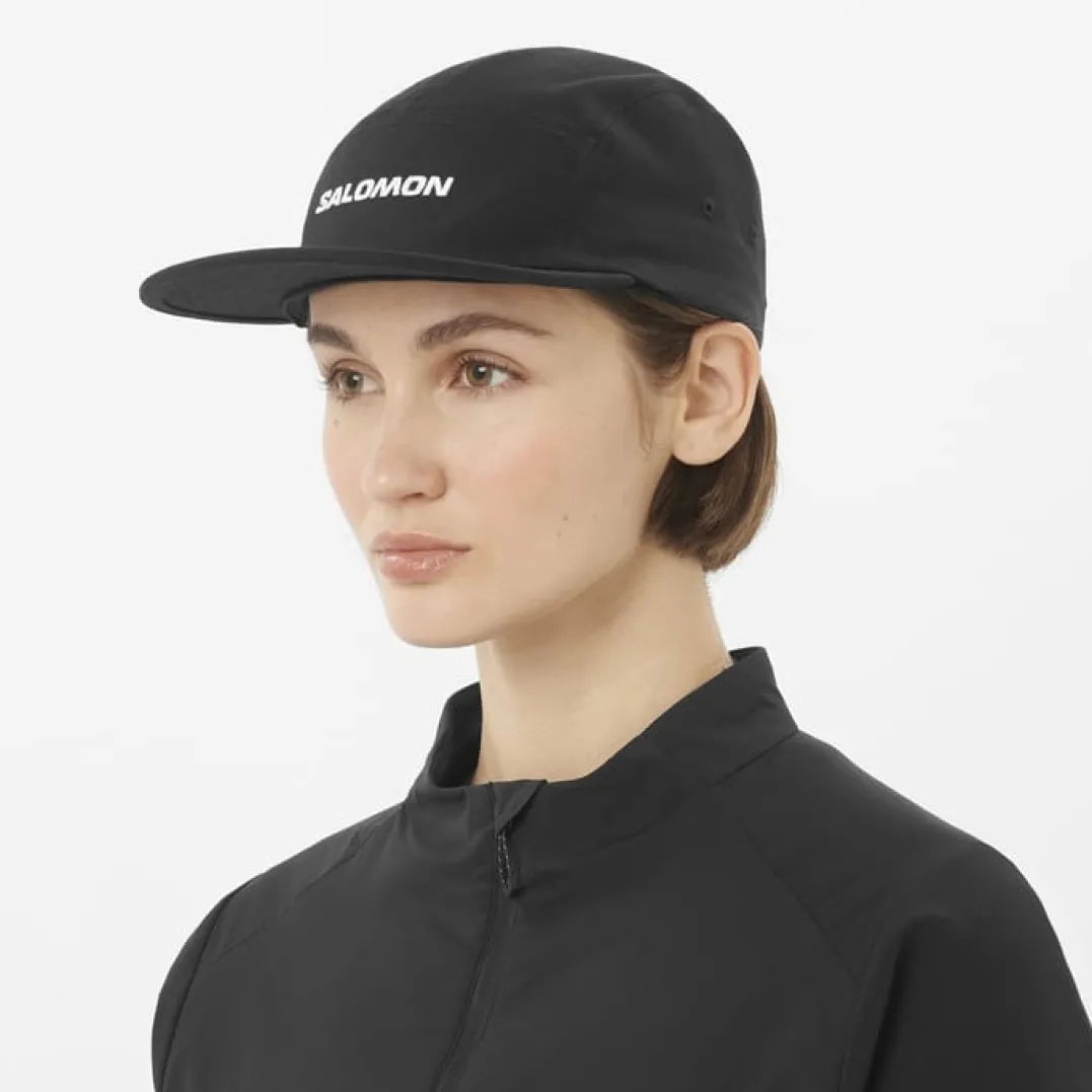 Salomon Logo 5 Panel Deep Black