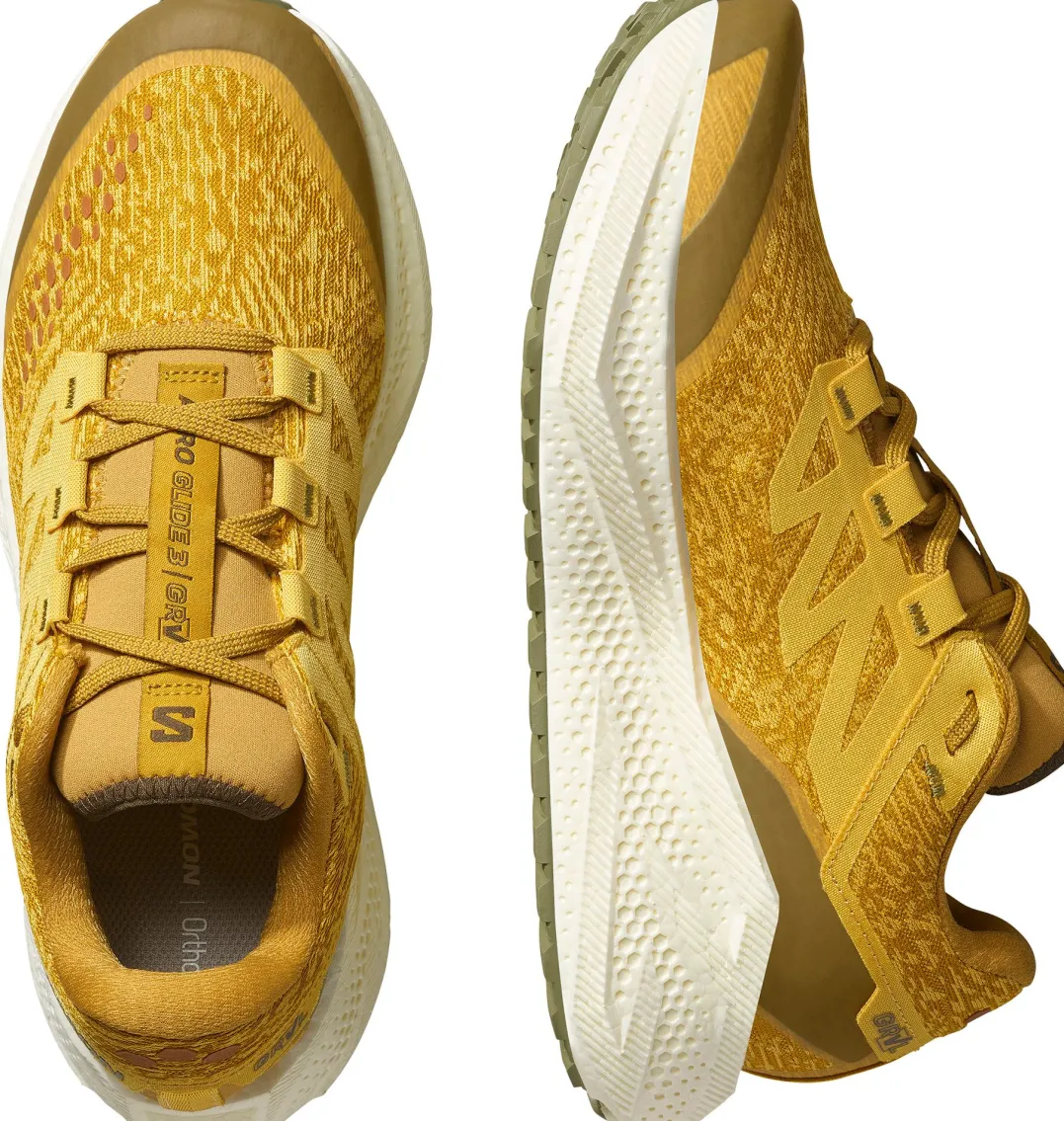 Salomon Men's Aero Glide 3 Grvl Spicy Mustard/vanilla Ice/deep Lich