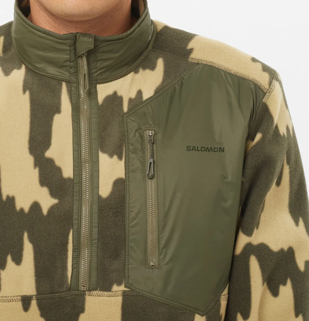 Salomon Men's Chroma Fleece Hz Grape Leaf